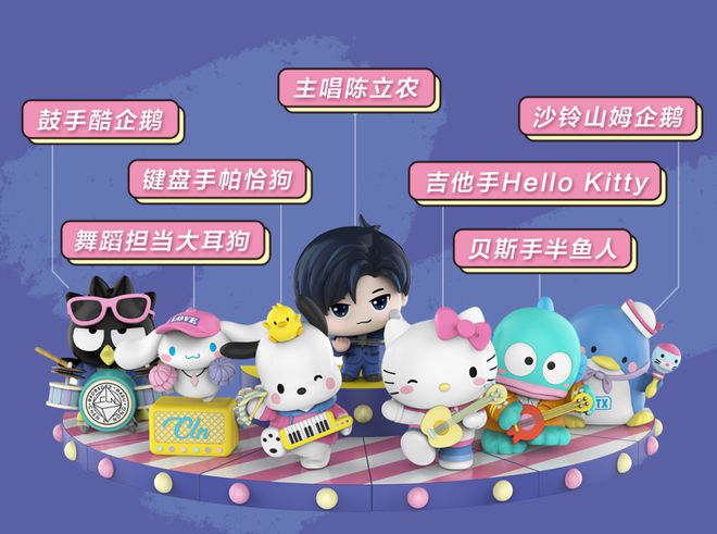 Hello Kitty跨界联动全能艺人陈立农联名盲盒正式上线京东(图4)